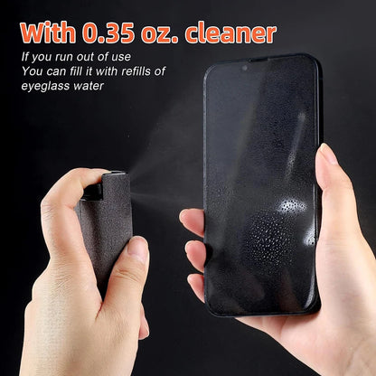 2-in-1 Microfiber Screen Cleaner Spray Bottle
