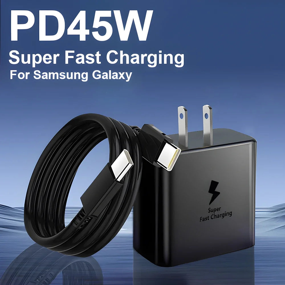 45W Super Fast Charger & USB-C Cable