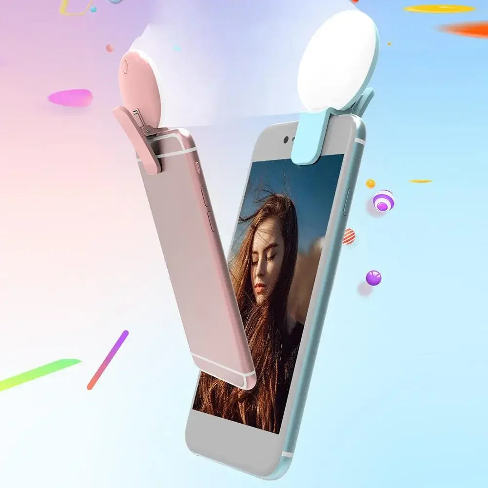 Mini Clip-On Selfie Ring Light
