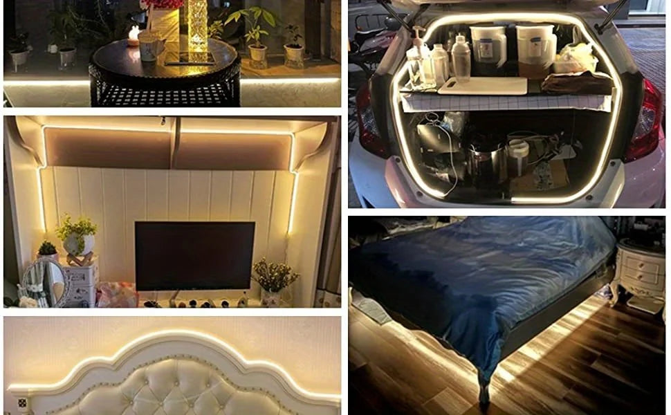 USB LED Neon Strip Light – Dimmable, Waterproof IP67, 1-5m