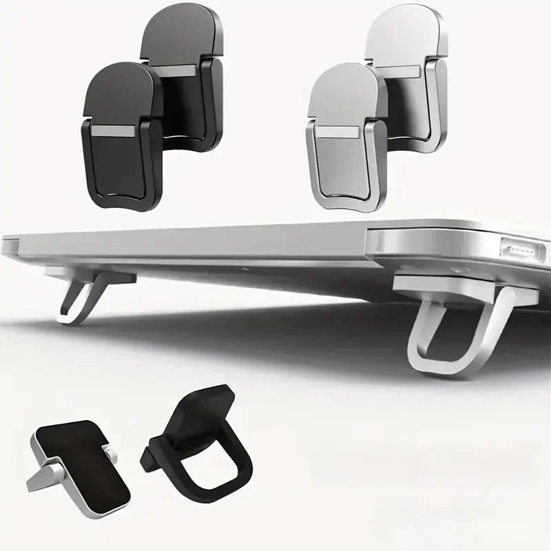 Compact Portable Laptop Stand: Invisible, Foldable, Ergonomic Desk Support for 25.4-45.72 cm Laptops, Tablets, Keyboards, and Ph