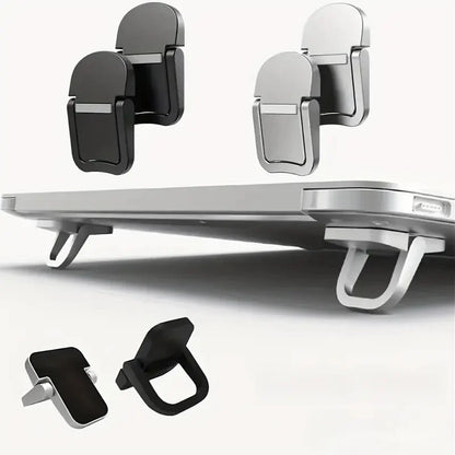 Compact Portable Laptop Stand: Invisible, Foldable, Ergonomic Desk Support for 25.4-45.72 cm Laptops, Tablets, Keyboards, and Ph