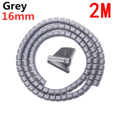 Flexible Spiral Cable Organizer & Wire Protector – 10mm & 16mm