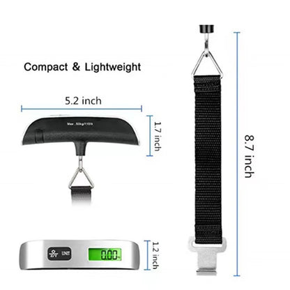 Portable Digital Luggage Scale – 50kg/110lb LCD Display