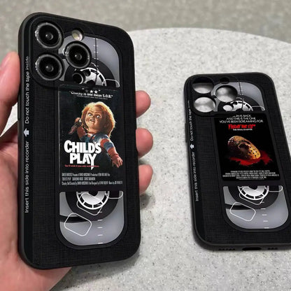 Horror Movie Video Phone Case For iPhone 17 16 15 14 13 12 Mini 11 Pro Max Soft Silicone Cover