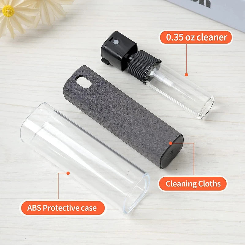 2-in-1 Microfiber Screen Cleaner Spray Bottle