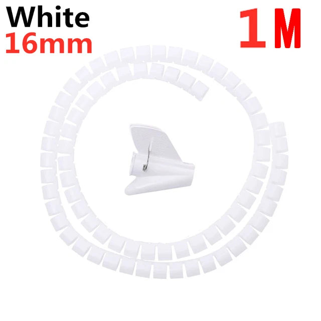 Flexible Spiral Cable Organizer & Wire Protector – 10mm & 16mm
