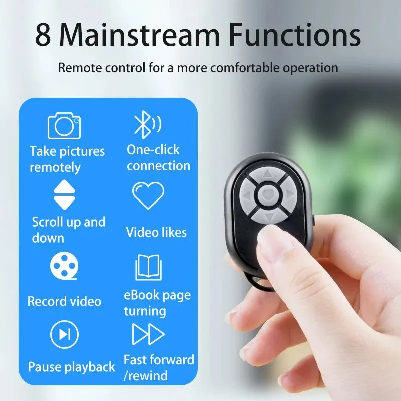 Bluetooth Camera Remote & Selfie Controller
