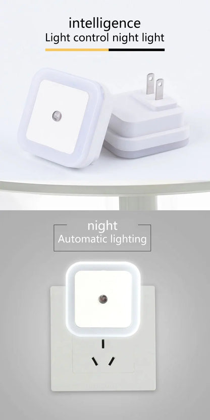 Intelligent LED Night Light | Auto On/Off Sensor