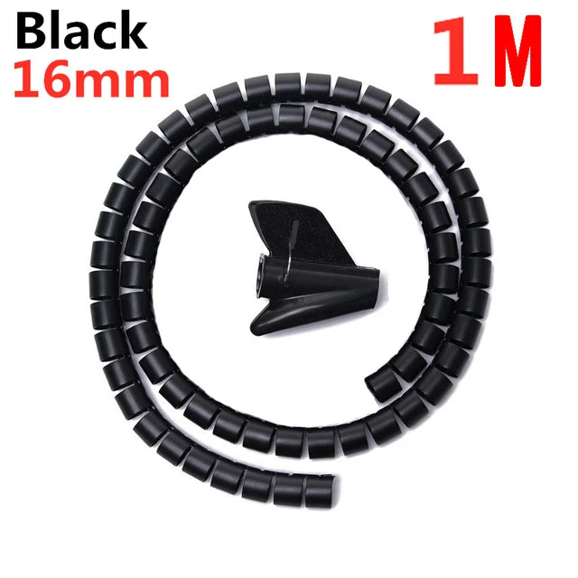 Flexible Spiral Cable Organizer & Wire Protector – 10mm & 16mm