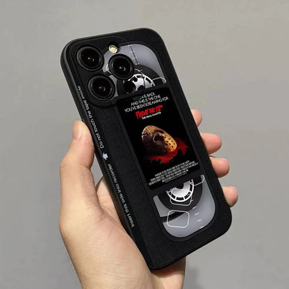Horror Movie Video Phone Case For iPhone 17 16 15 14 13 12 Mini 11 Pro Max Soft Silicone Cover