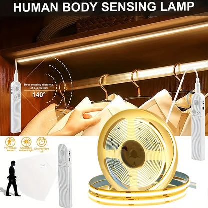 Motion Sensor COB LED Strip Lights