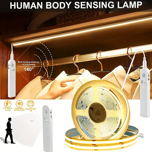 Motion Sensor COB LED Strip Lights