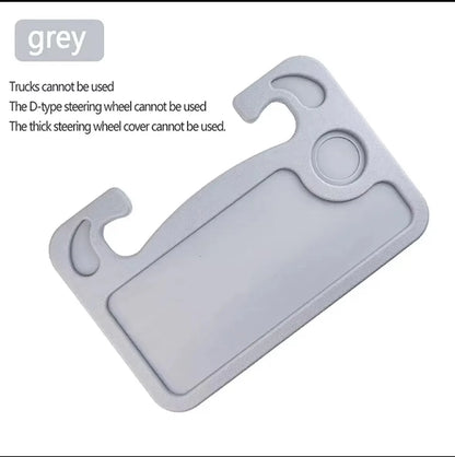 Portable Car Laptop Computer Desk Mount Stand Eat Work Car Steering Wheel Dining Table BracketDrink Food Coffee Tray Board
