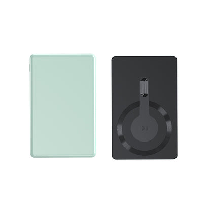 Ultra-Thin Wireless Power Bank – Portable Charging for iPhone & Android