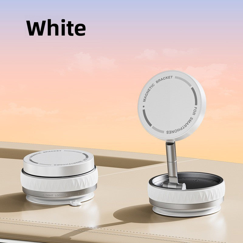 Magnetic Vacuum Car Phone Holder with 360° Rotation & MagSafe Support