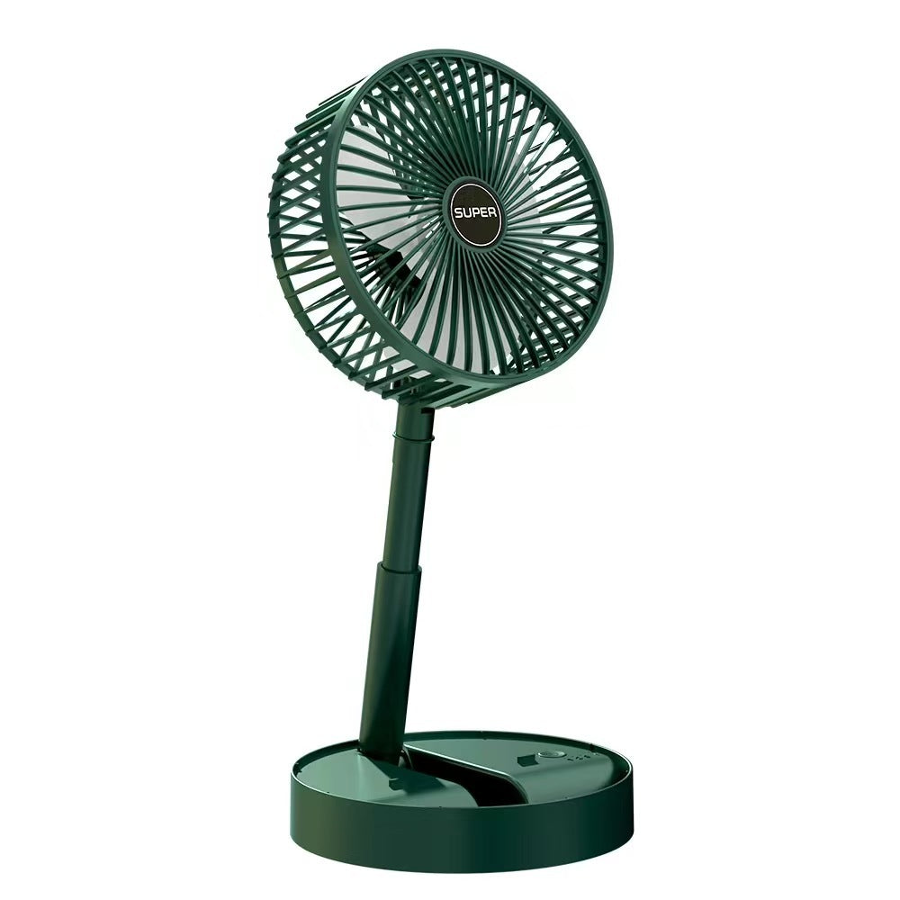 Portable USB Rechargeable Folding Desk Fan