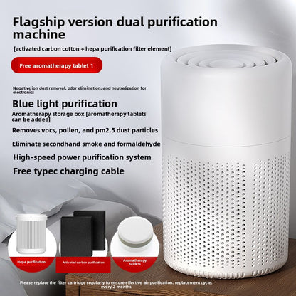 Portable Desktop Air Purifier with HEPA Filter