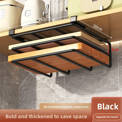 Kitchen stainless steel cabinet overhangs