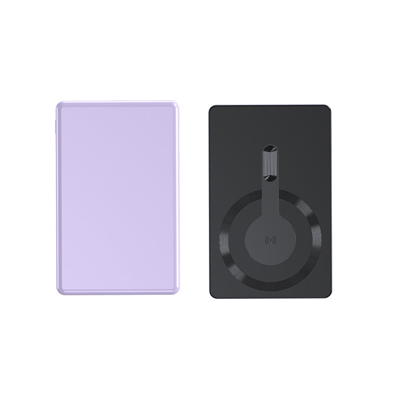 Ultra-Thin Wireless Power Bank – Portable Charging for iPhone & Android