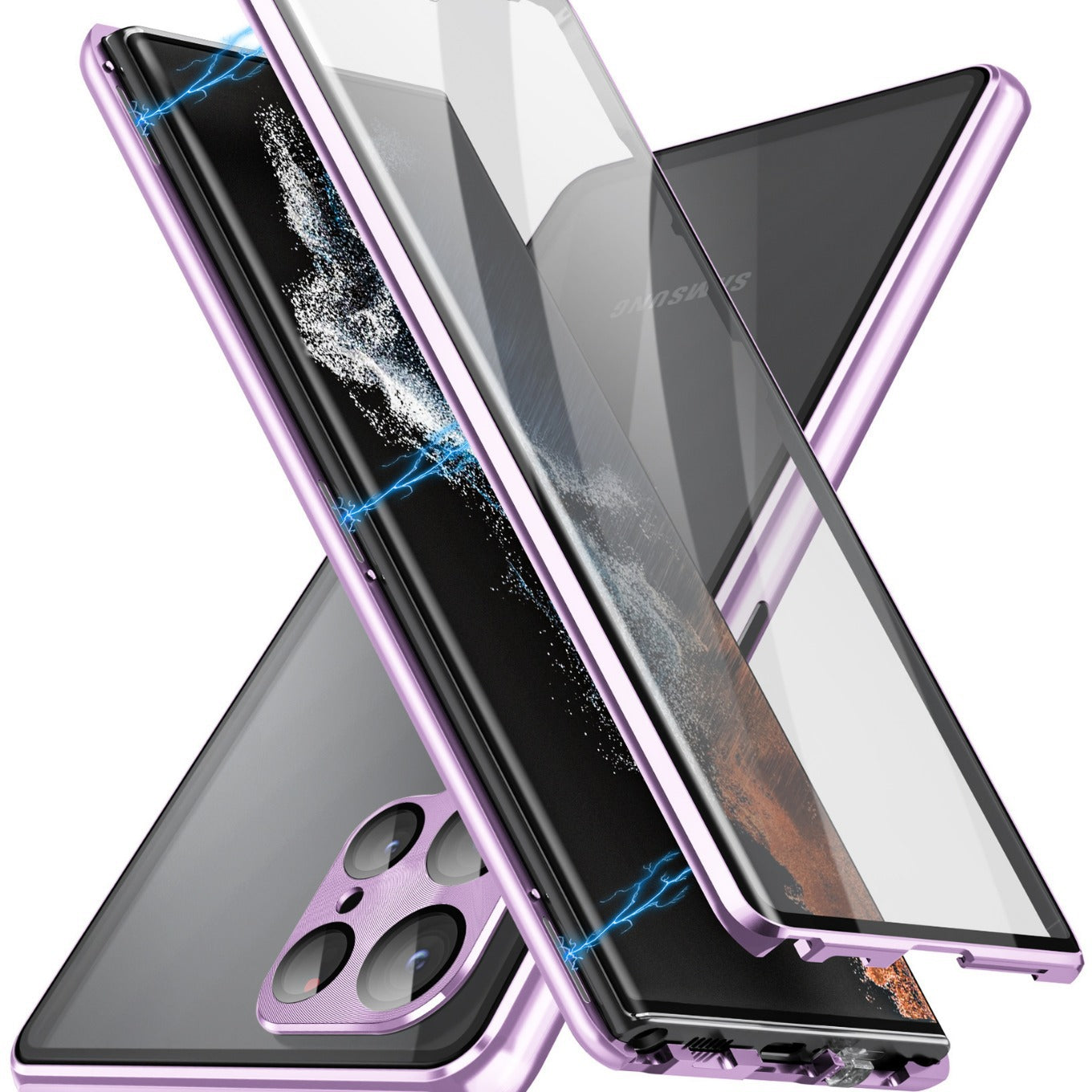 Samsung Galaxy Privacy Magnetic Glass Phone Case